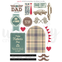 Uniquely Creative Cut-a-Part Sheet Father’s Day Top Gear