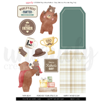 Uniquely Creative Cut-a-Part Sheet Father’s Day Papa Bear