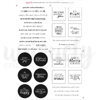 Uniquely Creative Mixed Media Cut-a-Part Sheet Mini