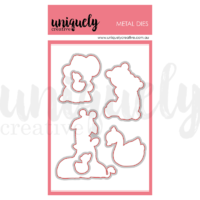 Uniquely Creative Hey Mama...Critter Cuddles Fussy Cutting Die