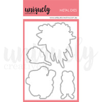 Uniquely Creative Peonies & Proteas Fussy Cutting Die