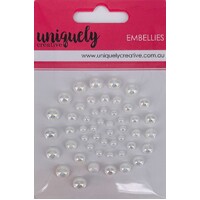 Uniquely Creative Embellishment Adhesive Iridescent Pearls
