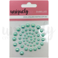 Uniquely Creative Embellishment Adhesive Mint Pearls