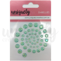 Uniquely Creative Embellishment Adhesive Mint Rhinestones