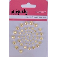 Uniquely Creative Embellishment Adhesive Champagne Pearls