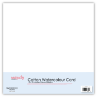 Uniquely Creative 12x12 Cotton Watercolour Card 250gsm X 10 Sheets
