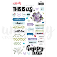 Uniquely Creative Stickers Indigo & Violet