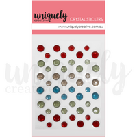 Uniquely Creative Stickers Christmas Lustre Crystal