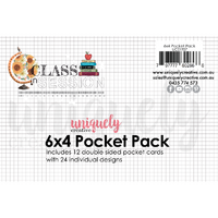 Uniquely Creative 210gsm 6X4 Pocket Pack Class in Session