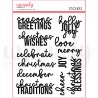 Uniquely Creative Stickers Puffy A Christmas Dream
