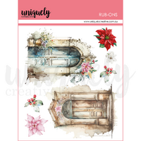 Uniquely Creative Door Rub Ons - A Christmas Dream
