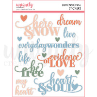 Uniquely Creative Dimensional Stickers Boho Soul