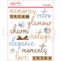 Uniquely Creative Puffy Stickers Stickers Vintage Chronicles