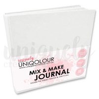 Uniquely Creative UNIQOLOUR 6x6 Mix & Make Journal - White