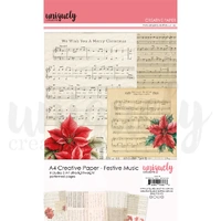 Uniquely Creative A4 Creative Paper - Festive Music