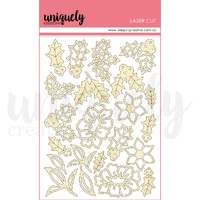 Uniquely Creative Holly Laser Cut Stickers