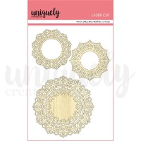 Uniquely Creative Lace Doily Laser Cut Stickers