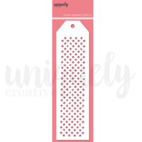 Uniquely Creative Grungy Lattice Mark Making Stencil