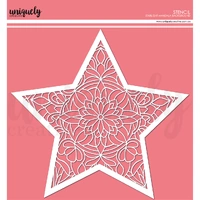 Uniquely Creative Starlight Mandala Stencil