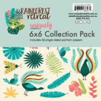 Uniquely Creative 210gsm Cardstock 6x6 Rainforest Retreat