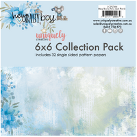 Uniquely Creative 210gsm Cardstock 6x6 Hey Baby Boy