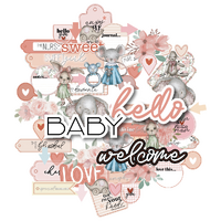 Uniquely Creative Die Cuts Hey Baby Girl Creative Cuts