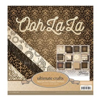 12x12 Paper Pad 24 Double-Sided Sheets Ooh La La