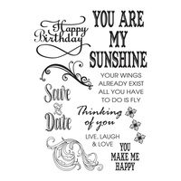 Ultimate Crafts Stamp Ooh La La - Sunshine Flourishes
