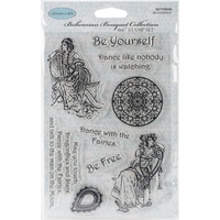 Ultimate Crafts Bohemian Bouquet Be Yourself Stamp Set