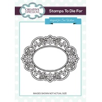 Sue Wilson Stamps Snowflake Scrolls UMS724 