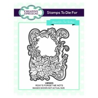Creative Expressions Roxy's Forget Me Nots Pre Cut Stamp