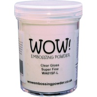 WOW! Embossing Powder 160ml LARGE Clear Super Fine Gloss 