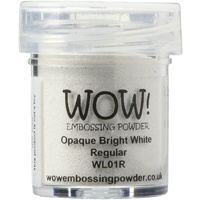 WOW! Embossing Powder 15ml Opaque Bright White Regular