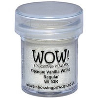 WOW! Embossing Powder 15ml Opaque Vanilla White Regular