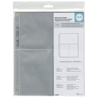 8.5x11 Inch Album Refills (2) 4x6 Portrait Photo Sleeve 10/Pk We R Memory Keepers