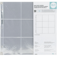 We R Ring Photo Sleeves 9x4”x4” Pockets for 12"X12" Album - 10/Pk
