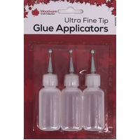 Woodware Ultra Fine Tip Glue Applicator Bottles 3pk