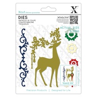 Xcut Dies Ornate Reindeer
