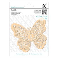 Xcut Dies Floral Ornate Butterfly