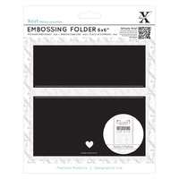 Xcut Embossing Folder Banner 6x6