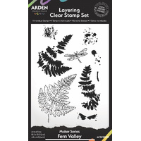 Arden Creative Clear Stamp Set - Hidden Creek - Fern Valley