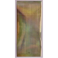 Doodey Peel Off Sticker Sheet 10 x 23cm Stripes 3mm Gold Prism
