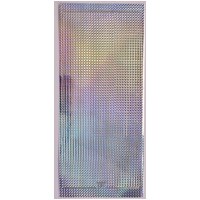 Doodey Peel Off Sticker Sheet 10 x 23cm Stripes 3mm Silver Prism