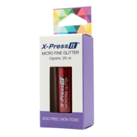 X-Press It Micro Fine Glitter 12gms Scarlet