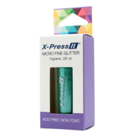 X-Press It Micro Fine Glitter 12gms Teal