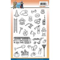 Yvonne Creations Clear Stamps Big Guys Professions