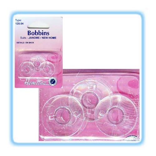 Janome Plastic Bobbins 3 Pack 