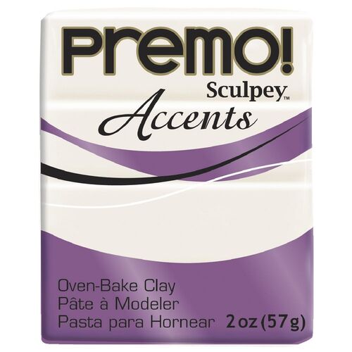 Sculpey Premo Oven-Bake Modelling Clay 57g White
