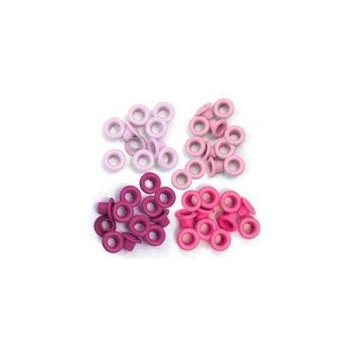 We R Memory Keepers Crop-A-Dile 60 Eyelets Pink 