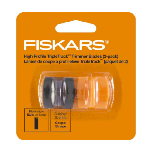 Fiskars Paper Trimmer Triple Track High Profile Replacement Blades Cutting & Scoring 